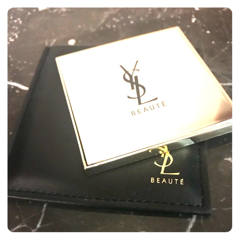 YSL Gold Compact Mirror